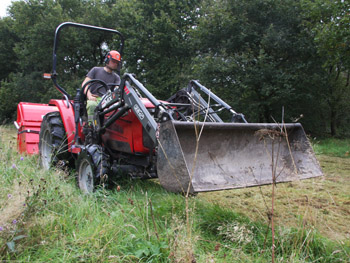 Meadow mowing at Rossmill