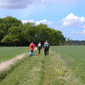 Walkers on the Bollin Valley Way